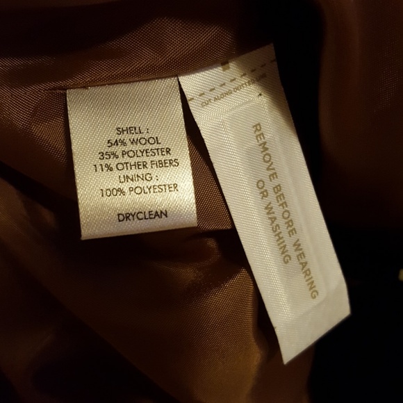 NWOT LOFT Plaid Peacoat - Picture 6 of 6